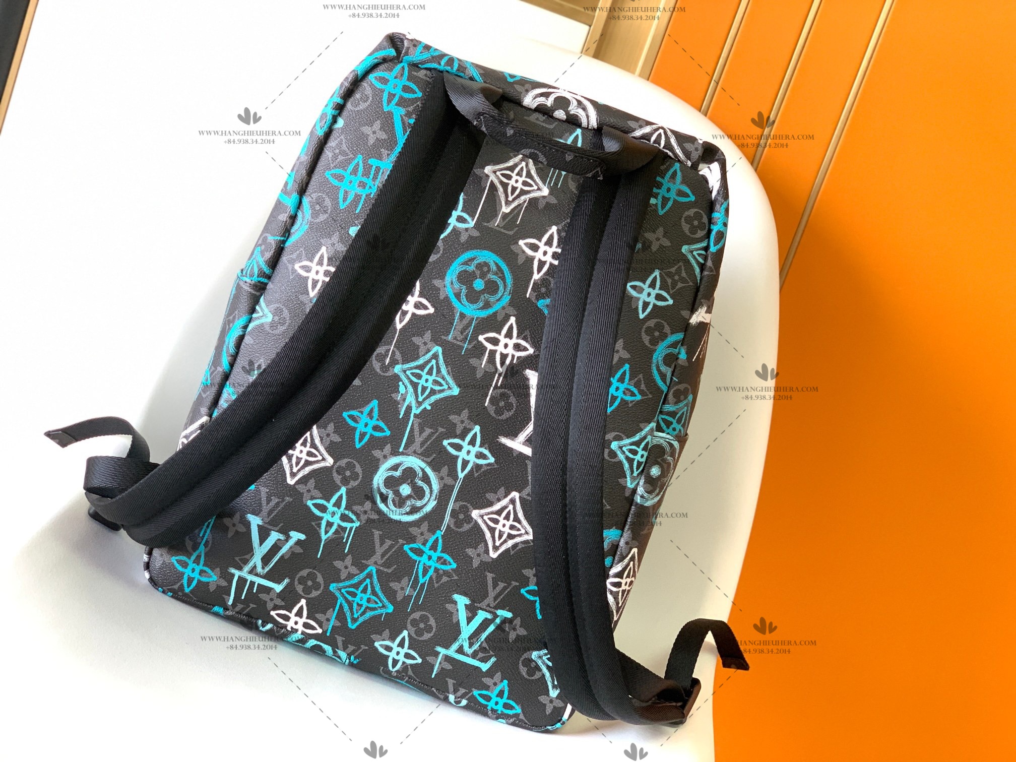 Louis Vuitton Monogram Eclipse Discovery Backpack PM M21395 Men's Bag