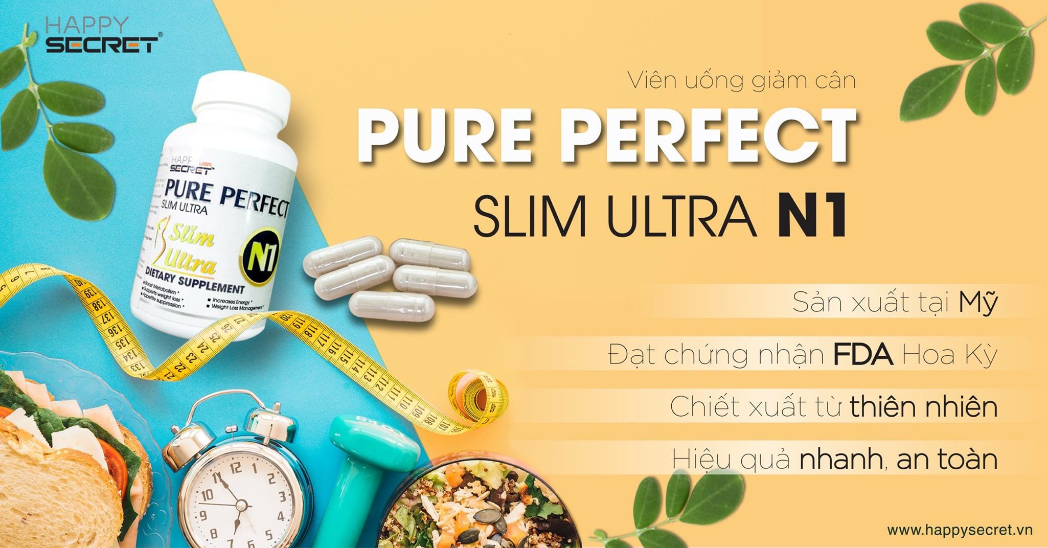 🍃💊✨ 7 LÝ DO NÊN LỰA CHỌN VIÊN UỐNG GIẢM CÂN PURE PERFECT SLIM ULTRA N1 TỪ MỸ😍😍😍  👇👇👇