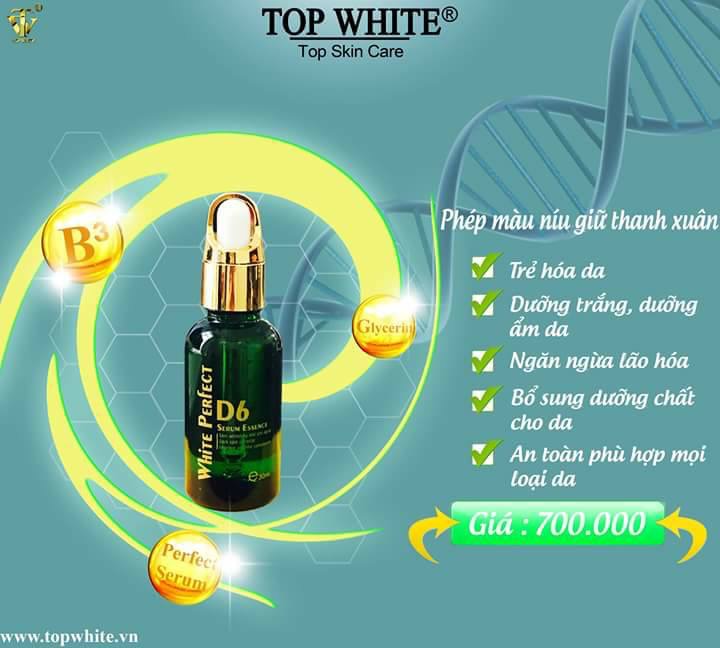 SÁNG KHOẺ ĐẸP DA CÙNG SERUM D6!