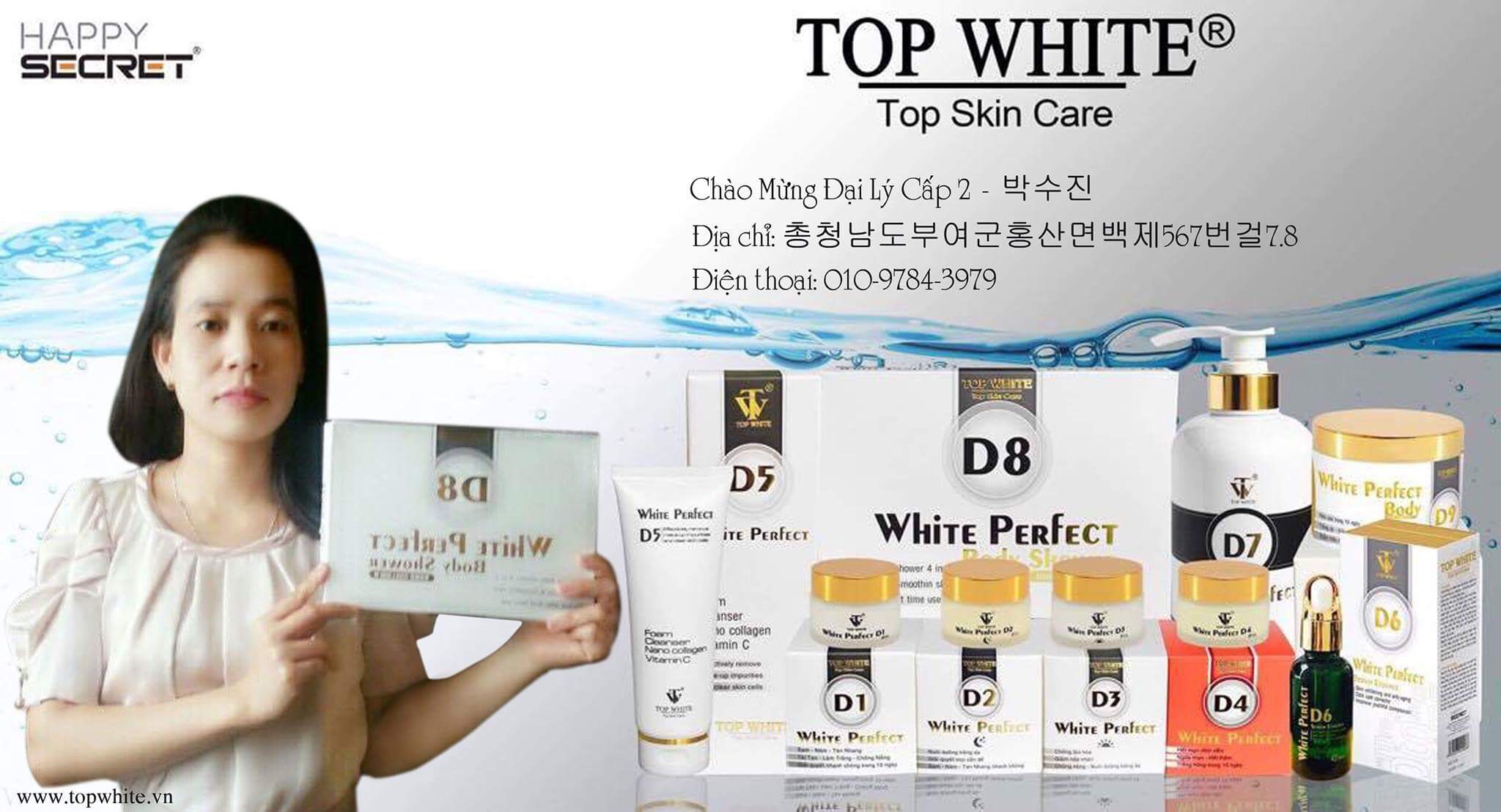 CHÀO MỪNG ĐẠI LÝ CẤP 2 TOP WHITE TẠI HÀN QUỐC!
