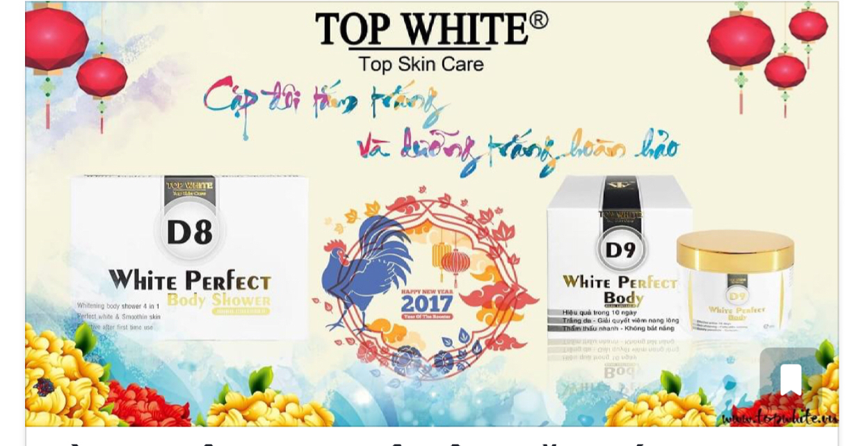 VÌ SAO NÊN CHỌN BỘ ĐÔI CHĂM SÓC DA TOÀN THÂN TOP WHITE D8+D9 CHO XUÂN 2017