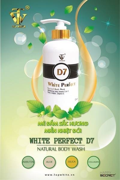 SỮA TẮM WHITE PERFECT D7 – MÊ ĐẮM SẮC HƯƠNG MIỀN NHIỆT ĐỚI