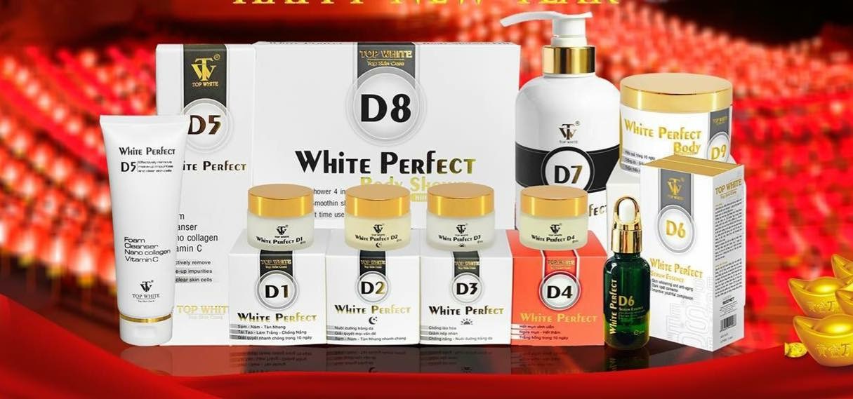 🌹🌹🌹BỘ SẢN PHẨM CỦA TOP WHITE BAO GỒM 9 SẢN PHẨM SAU : 💕💕💕