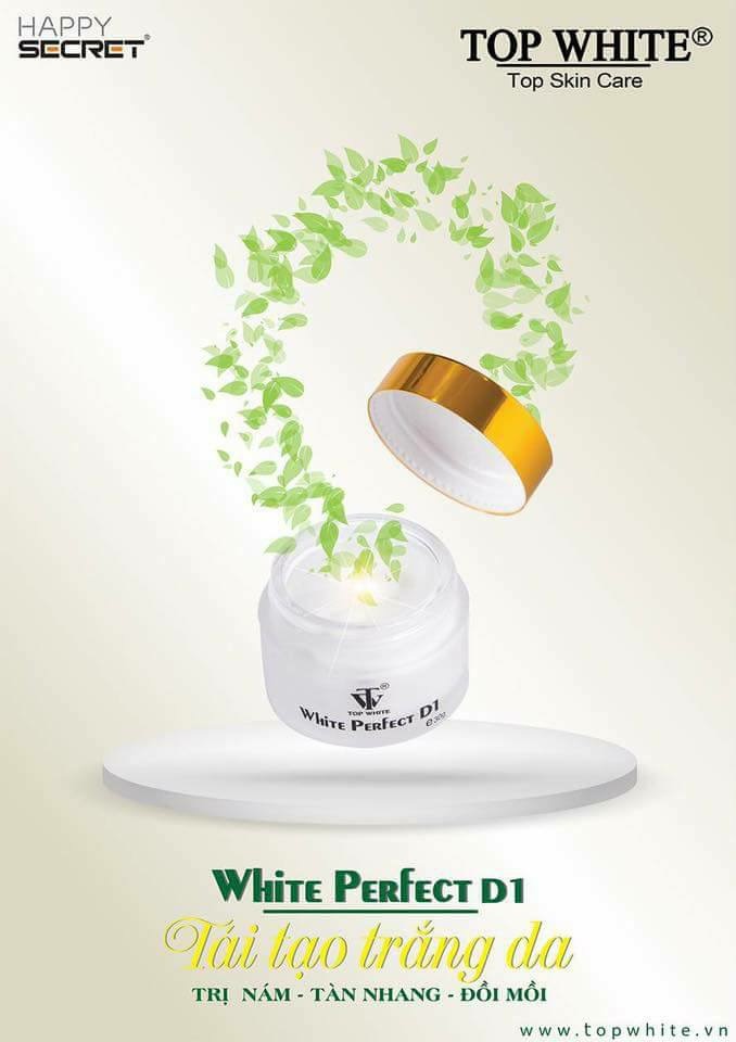NHỮNG CÔNG DỤNG TUYỆT VỜI CỦA TOP WHITE - WHITE FERFECT D1
