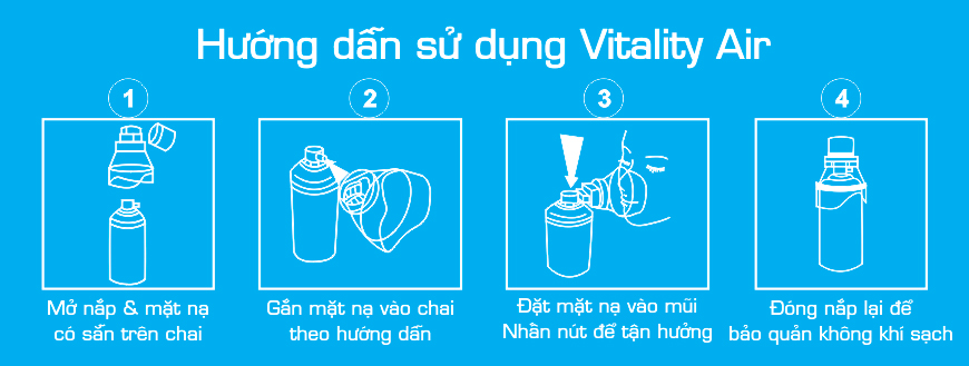 Không khí sạch đóng chai Vitality Air | FreshAir.vn