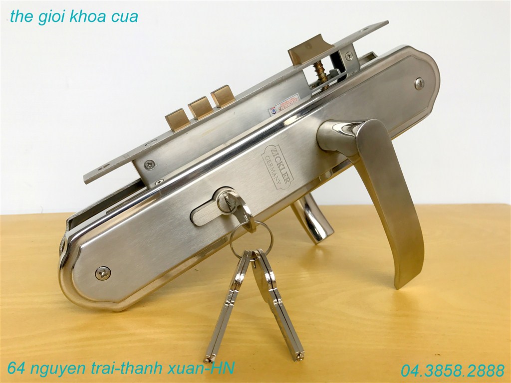 Hình ảnh khóa cửa chính inox ZL 7