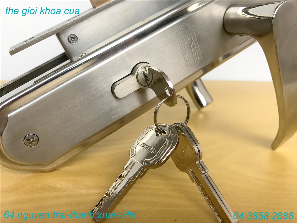 ảnh khóa cửa chính inox ZL 7