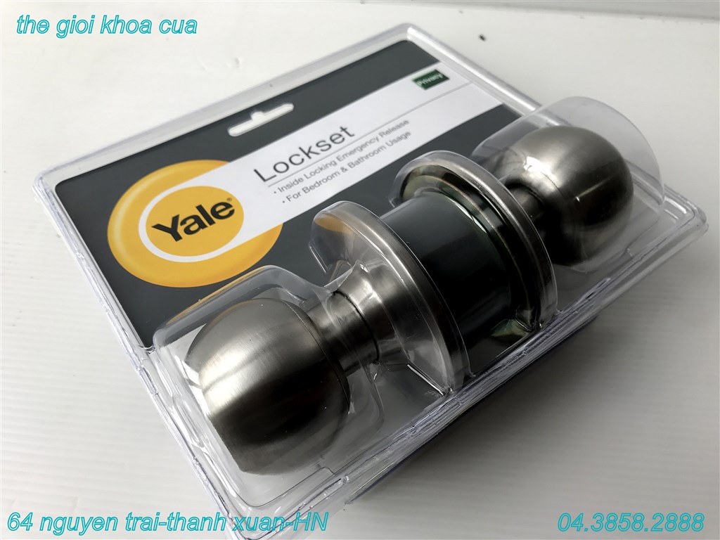 KHÓA NẮM TRÒN YALE - VCA - 5222 - US32D 4 khóa nắm tròn Yale - VCA - 5222 - US32D 3