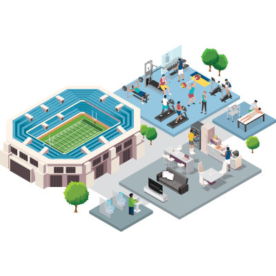 GIẢI PHÁP TỐT NHẤT- CHƯƠNG TRÌNH VỆ SINH TAY VÀ KHỬ TRÙNG BỀ MẶT CHO CÁC CƠ SỞ THỂ THAO.