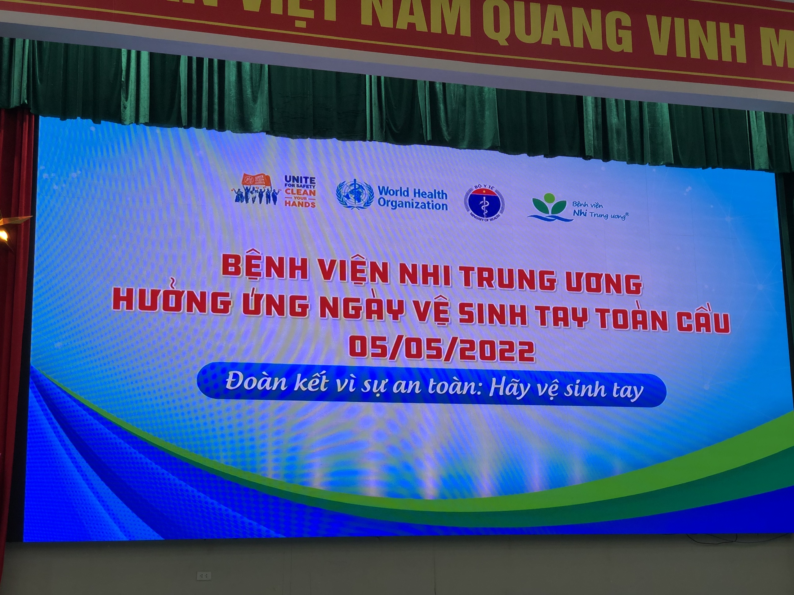 CAREX – BỆNH VIỆN NHI TRUNG ƯƠNG: ĐOÀN KẾT VÌ SỰ AN TOÀN – HÃY VỆ SINH TAY.