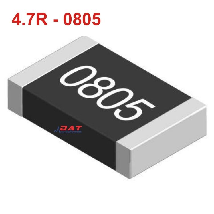 Điện Trở Dán 4.7 Ohm 0805 SMD 1%