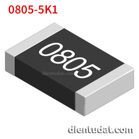 Điện Trở Dán 5K1 5.1K 0805 SMD 5% - Mã 512