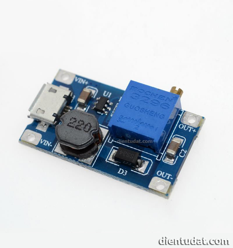 Mạch Tăng Áp 2A Micro USB