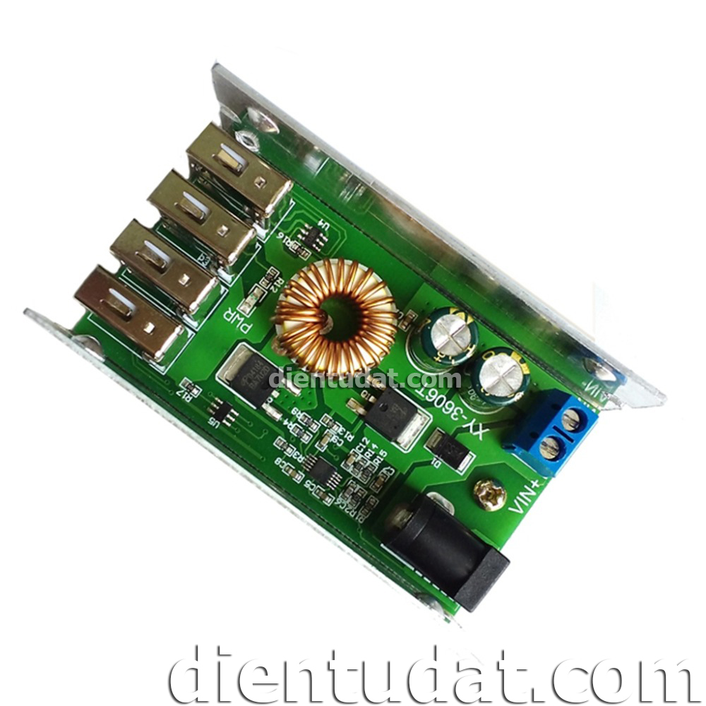 Mạch Hạ Áp 4 Cổng USB