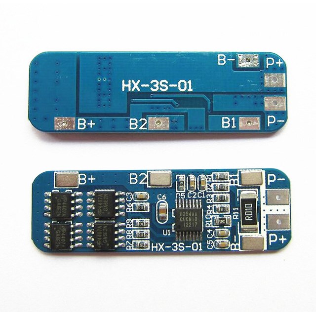Mạch Sạc Bảo Vệ Nối Tiếp 3 Cell 18650 HX-3S-01