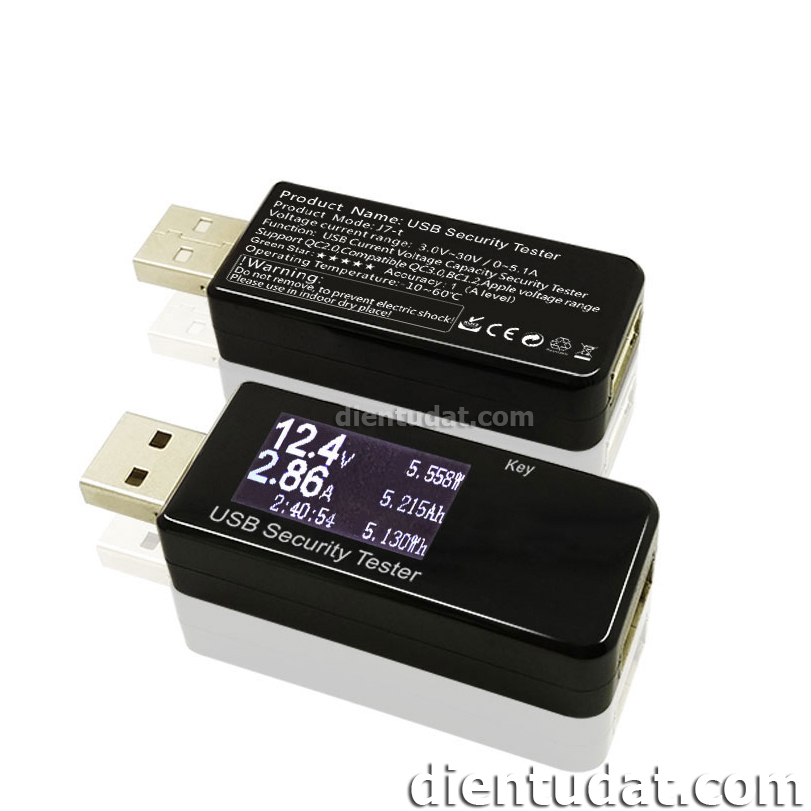 USB Đo Dòng Áp J7-T LCD-08