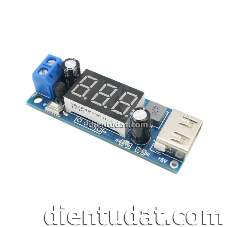 Mạch Hạ Áp Hiển Thị Led Cổng USB 5V-1A - M247
