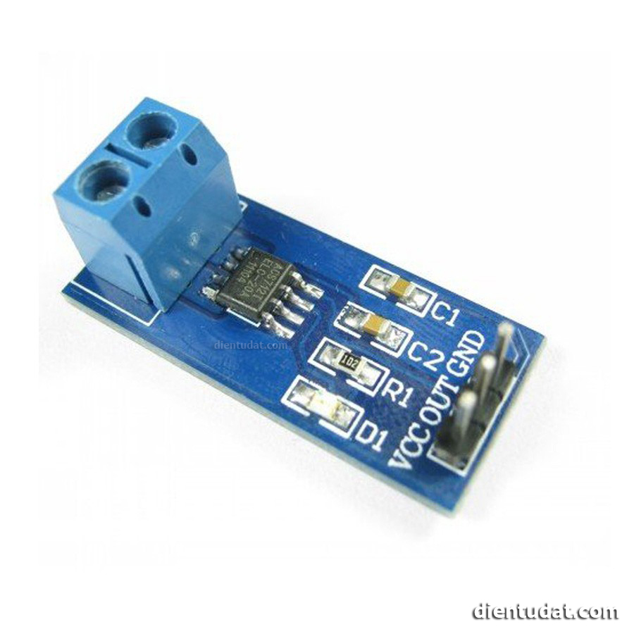 Mạch Cảm Biến Dòng Điện ACS712 20A