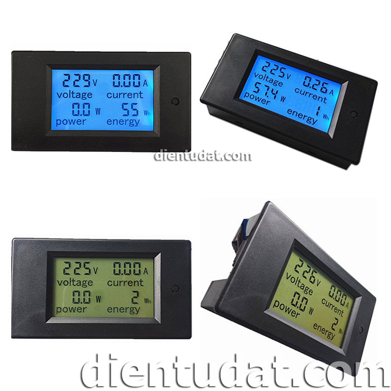 Đồng Hồ Đo Áp, Dòng, Công Suất, Năng Lượng AC Đa Năng 20A - 4500W PZEM-061
