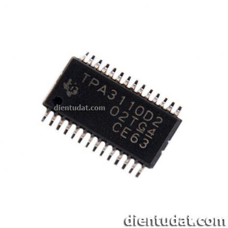 TPA3110 IC Khuếch Đại Âm Thanh Class D 2*15W HTSSOP28