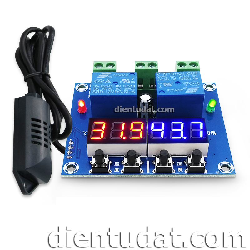 Mạch Cảm Biến Nhiệt Độ Và Độ Ẩm Đóng Ngắt Relay - M452