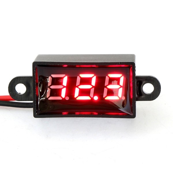 Đồng Hồ Đo Áp DC Chống Nước - Đỏ