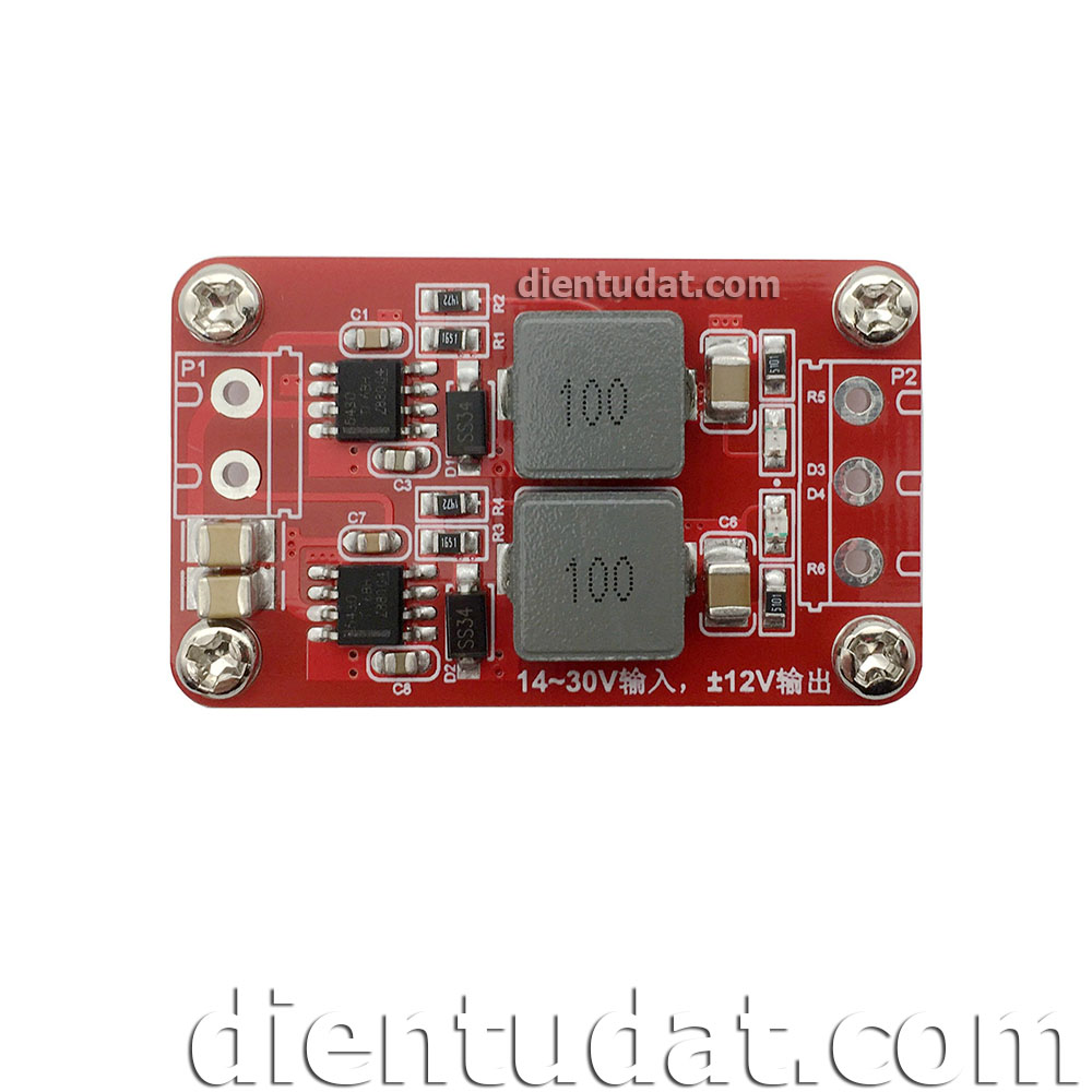 Mạch TPS5430 Chuyển Nguồn Đơn DC Sang Nguồn Đôi ±12VDC - 1A