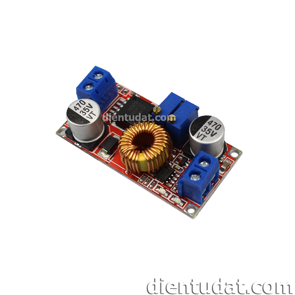 Mạch Hạ Áp DC-DC 0.8-30V 5A - Đỏ