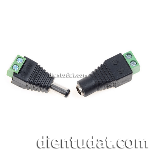 Jack DC Male - Domino 2 pin 5.5x2.1mm