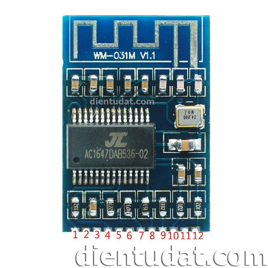 Mạch Giải Mã Âm Thanh Bluetooth Kèm Remote Hồng Ngoại