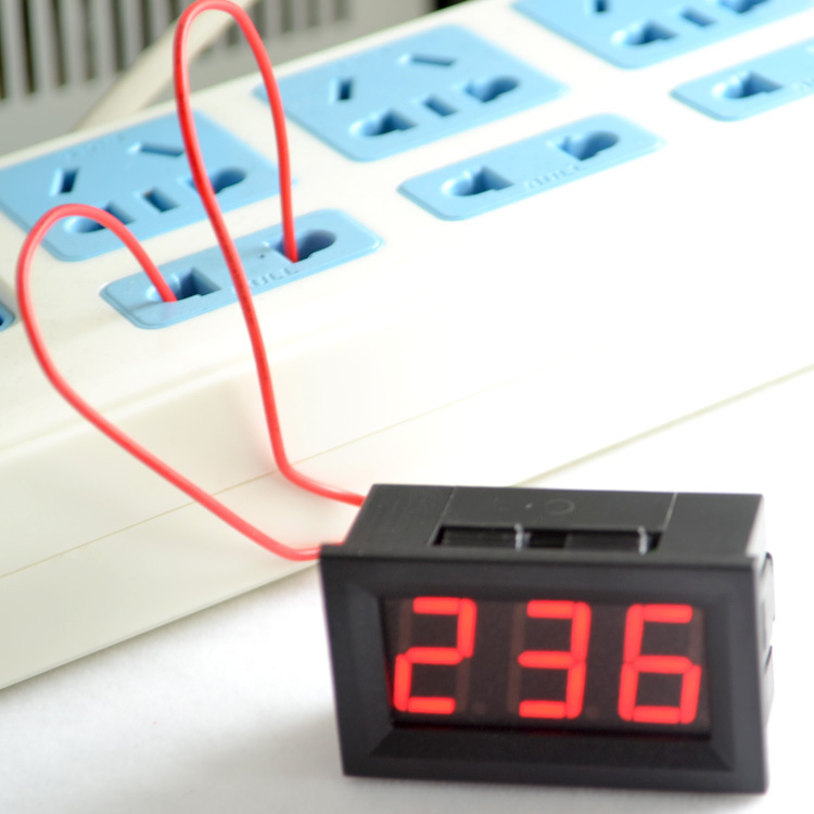 Đồng Hồ Đo AC 30-500V - Đỏ