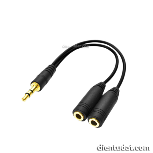 Đầu Chuyển Jack Headphone 3.5mm - 1M Ra 2F