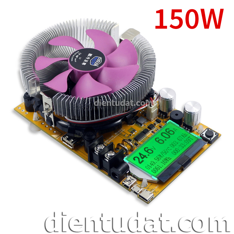 Mạch Tải Giả Test Nguồn - Pin Đa Năng Hiển Thị LCD 150W