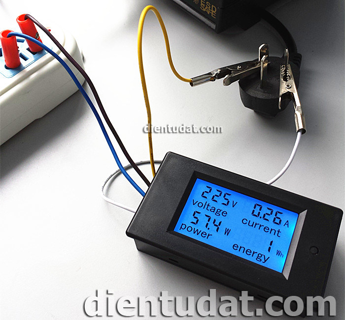 Đồng Hồ Đo Áp, Dòng, Công Suất, Năng Lượng AC Đa Năng 20A - 4500W PZEM-061