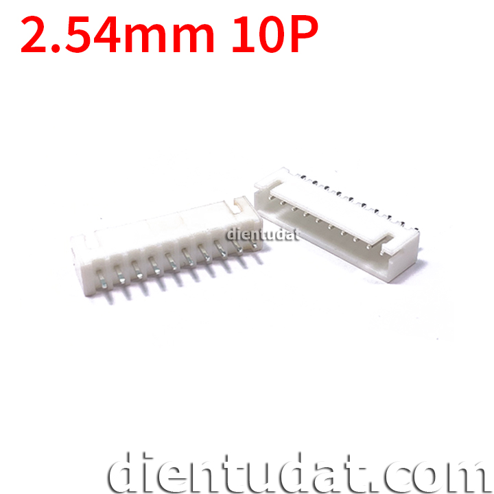 Đầu Header XH2.54 2.54mm Chân Thẳng - 2P 3P 4P 5P 6P 7P 8P 9P 10P 11P 12P