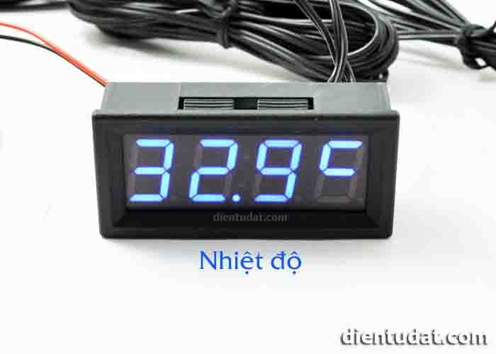 Đồng Hồ Thời Gian Thực + Nhiệt Độ Kép + Đo Áp DS3231 - Trắng Đỏ Xanh Lá