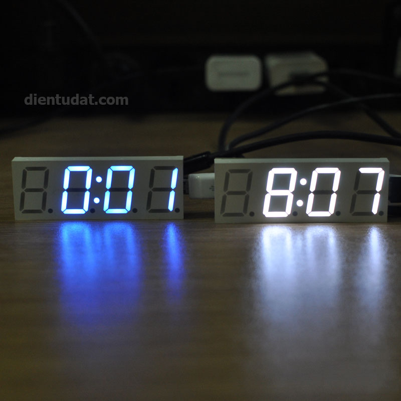 Đồng Hồ Thời Gian Thực DS3231 - 5V - Trắng Đỏ Xanh Dương Xanh Lá