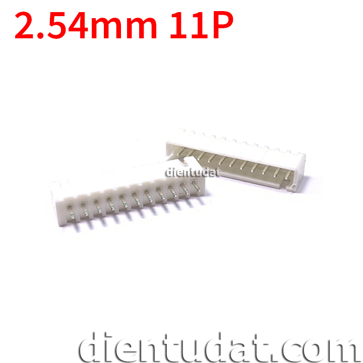 Đầu Header XH2.54 2.54mm Chân Thẳng - 2P 3P 4P 5P 6P 7P 8P 9P 10P 11P 12P