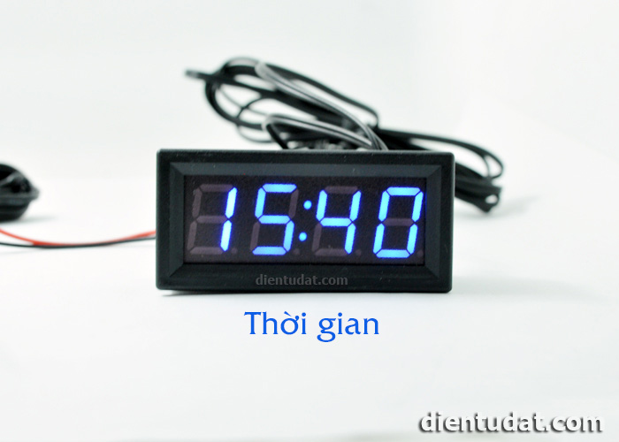 Đồng Hồ Thời Gian Thực + Nhiệt Độ Kép + Đo Áp DS3231 - Trắng Đỏ Xanh Lá