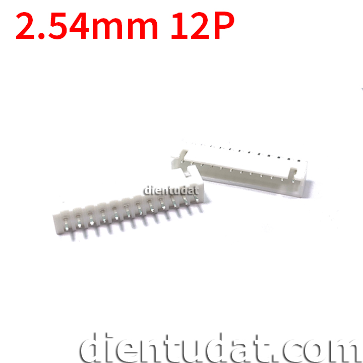 Đầu Header XH2.54 2.54mm Chân Thẳng - 2P 3P 4P 5P 6P 7P 8P 9P 10P 11P 12P