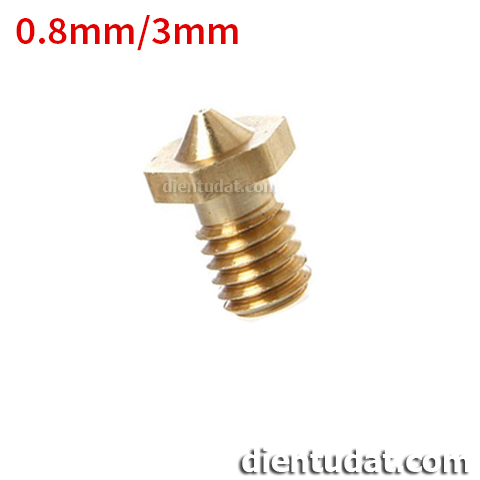 Đầu Phun E3D V6 - 0.8mm/3mm
