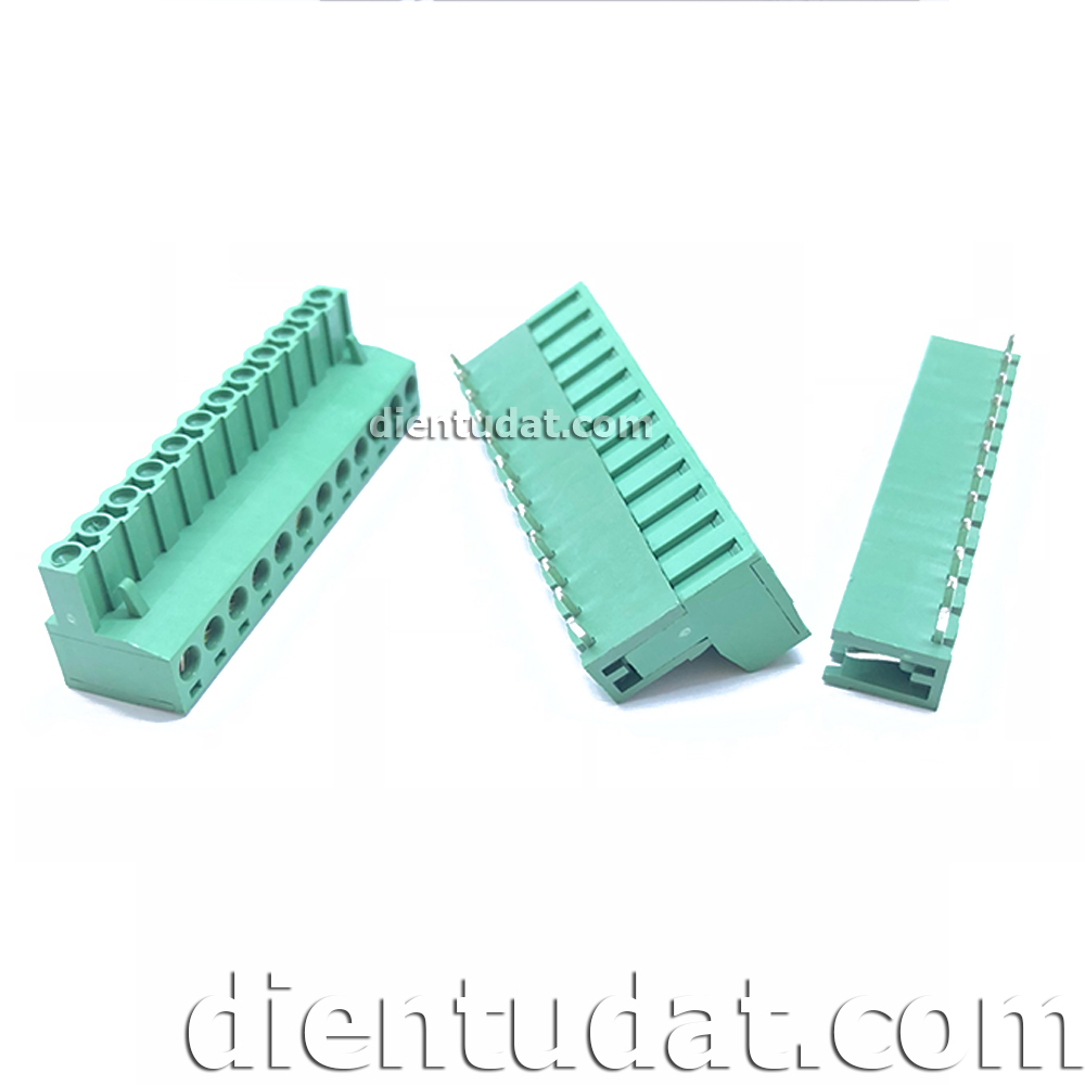 KF2EDG-5.08-12P Đầu Nối Connector Hàn PCB 12 Chân Cong 5.08mm