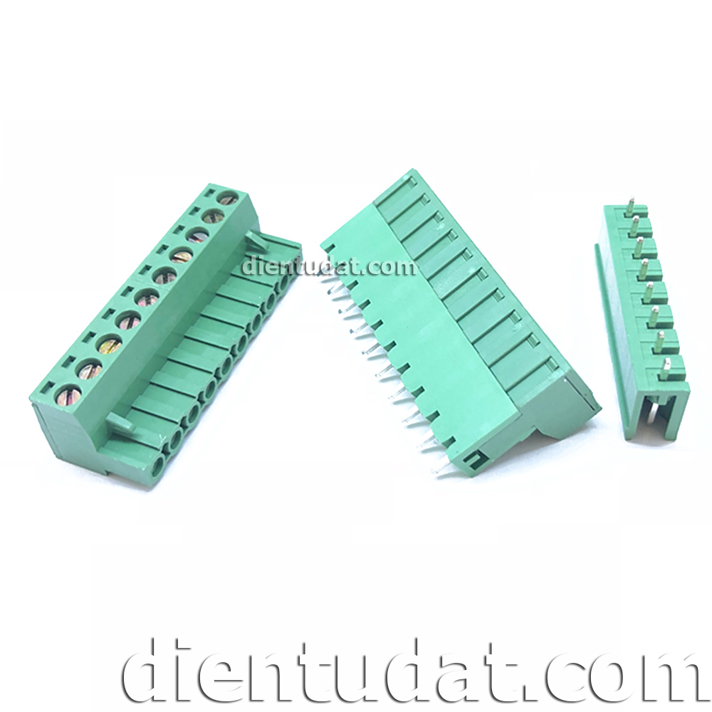 Cầu Nối Dây Domino 10 Pin 5.08mm-10P Chân Thẳng