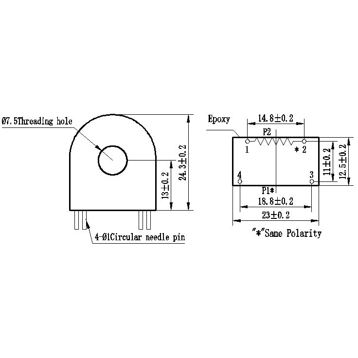 Cảm Biến Dòng ZMCT118A (40A/20mA)