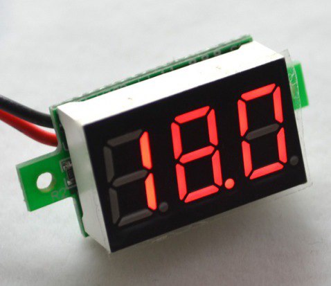 Đồng Hồ Đo Áp Hiển Thị Led 7 Đoạn 3.7 - 32VDC - Đỏ