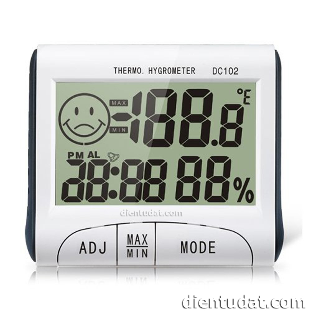 Nhiệt Ẩm Kế - Đồng Hồ Thời Gian DC102