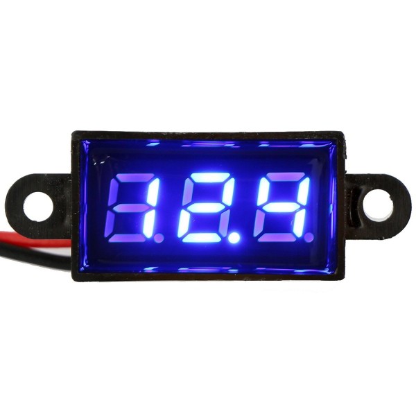 Đồng Hồ Đo Áp DC Chống Nước - Xanh Dương