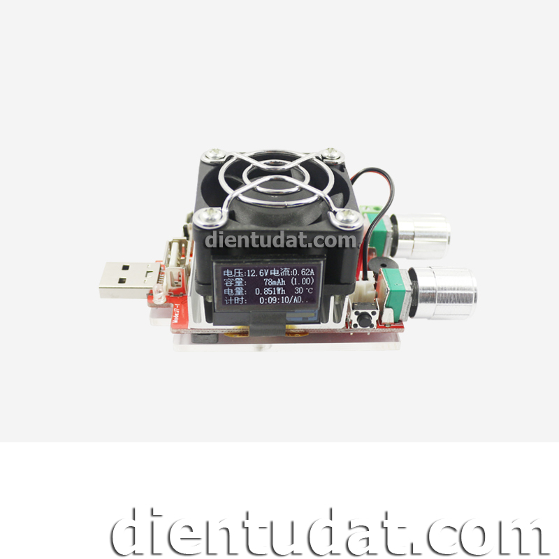 Mạch USB Tester Tải Giả Thông Minh Hiển Thị OLED - 35W