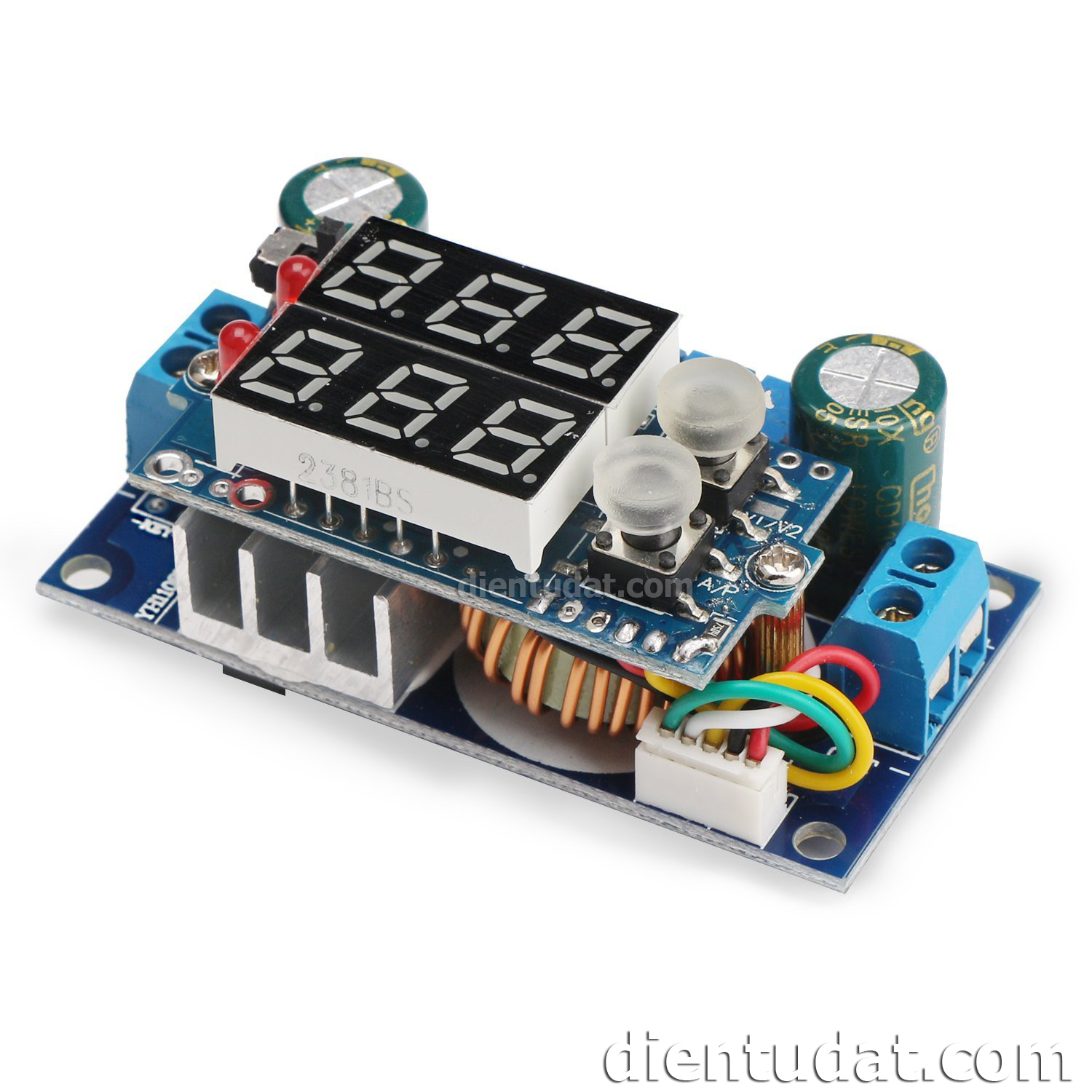 Mạch Hạ Áp 5A MPPT Solar Panel Hiển Thị Led