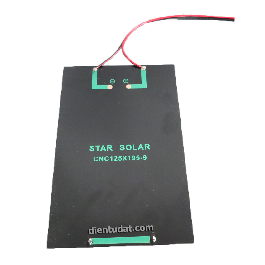 Pin Năng Lượng Mặt Trời Solar Panel  9V - 3W